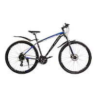 Велосипед MTB Cross 29" Egoist 2022 Рама-18" Чорний з Синім