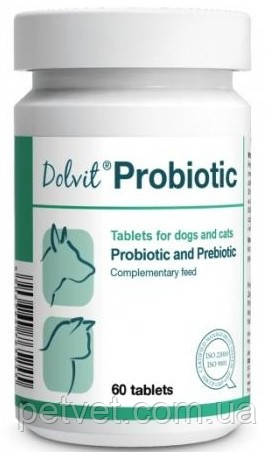 Доввіт Пробіотик (Probiotic) для тварин 60 табл. 60 гр.