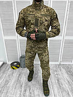 Мужской тактический уставной костюм Гост пиксель, военная форма китель брюки + бейсболка, армейская форма зсу