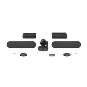 Камера для відеоконференцій Logitech Rally Plus Ultra-HD Dual Speaker ConferenceCam Black (960-001224)
