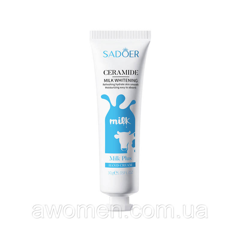 Крем для рук Sadoer Milk Hand Cream Milk 30 g, фото 1