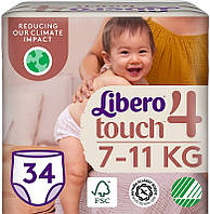 Підгузки-трусики дитячі Touch Pants 4 (7-11 кг), 34 шт. - Libero 34шт (1007063)