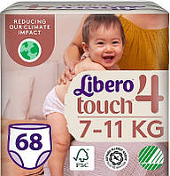 Підгузки-трусики дитячі Touch Pants 4 (7-11 кг), 68 шт. (2х34) - Libero 68шт (1007067)