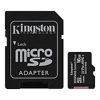 Картка пам'яті microSDHC (UHS-1) Kingston Canvas Select Plus 16Gb class 10 А1 (R-100MB/s) (SD adapter)