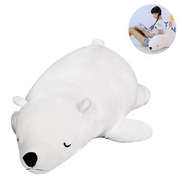 М'яка плюшева іграшка-подушка у вигляді Ведмедика довжиною 100 см MP 2345-3 Іграшковий Ведмедик