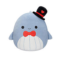 Мягкая игрушка Синий кит Самир Squishmallows SQVA00838, 19 см, Toyman