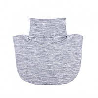 Манишка на шею Luxyart one size для детей и взрослых серый (KQ-2938) MP, код: 7685711