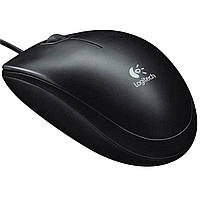 Маніпулятор миша дротова LOGITECH Corded  Mouse B100 Business Black