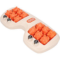 Роликовый массажер для ног Cat Claw Style Foot Massager, Оранжевый / Портативный массажер для стоп с