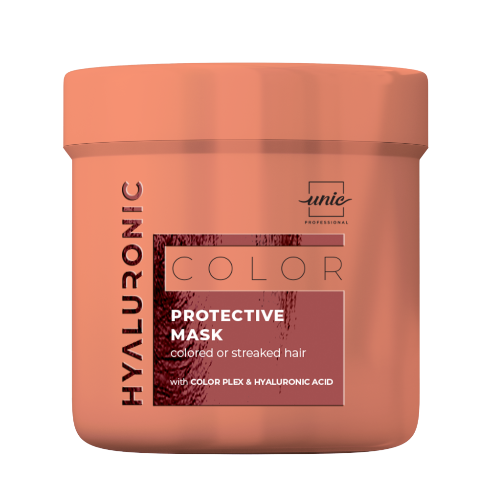 Маска для захисту фарбованого та мелірованого волосся Unic Color Hyaloronic 500 мл, фото 1