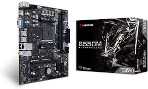 Материнська плата Biostar B550 (sAM4,  AMD B550, PCI-Ex16)