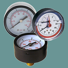 Контрольно-вимірювальні прилади для опалення