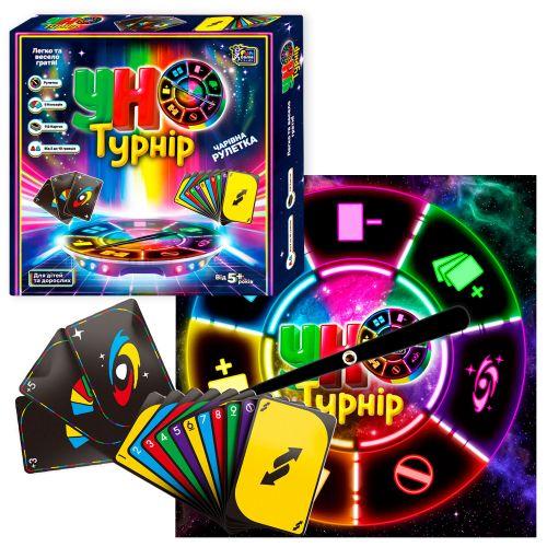 Настільна гра "Турнір Уно" 29815 "4FUN Game Club", 112 карток, рулетка, у коробці [tsi238409-TSI], фото 1