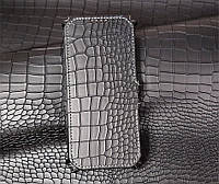 Чехол-книжка Premium для LG Q6 M700, черный крокодил