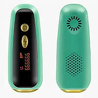 Лазерный фотоэпилятор W33, Зеленый / Женский эпилятор для лица и тела / Домашний фотоэпилятор