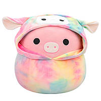 Мягкая игрушка Поросенок Питер в одежде Squishmallows SQER00931, 30 см, Vse-detyam