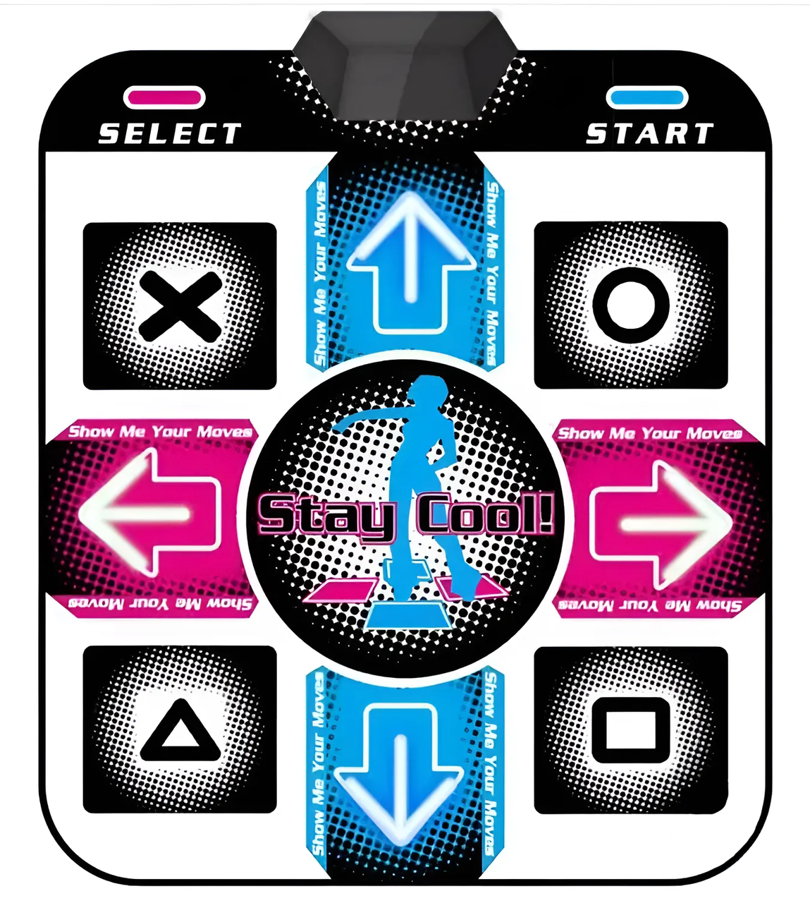 Танцювальний килимок X-TREME Dance Pad Platinum із підключенням телевізора TV