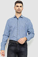 Рубашка мужская в клетку байковая сине-белый 214R115-35-193 Ager XL ES, код: 8385954