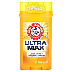 UltraMax, твердий дезодорант для чоловіків, без запаху, Arm&amp; Hammer, 2,6 унції (73 г)