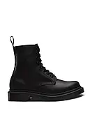 Urbanshop Шкіряні черевики Dr. Martens 1460 Pascal MONO жіночі колір чорний на плоскому ходу 24479001-BLACK