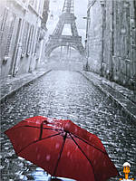 Картина по номерам."зонтик в париже" 40*50 см, детская игрушка, от 7 лет, Art Craft 11207-AC