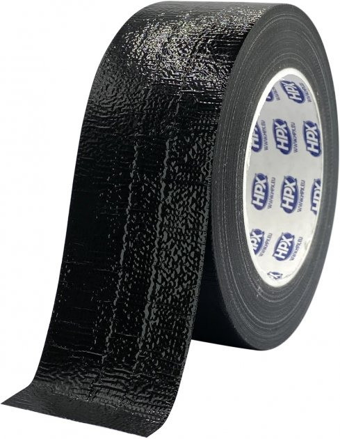 Армована клейка стрічка (сантехнічний скотч) HPX Duct Tape Universal 1900 48ммх25м чорна (BC4825) - фото 3 - id-p1670062777