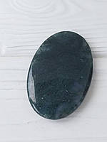 Агат моховый натуральный камень агат. Камень кабошон.