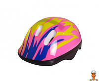 Детский шлем для катания на велосипеде, скейте, роликах, игрушка, розовый, от 3-х лет, METR+ CL180202(Pink)