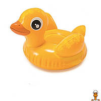 Игрушки, уточка надувная для купания, см, детская, от 2 лет, Intex 58590-1
