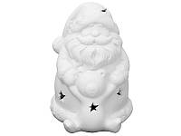 Статуетка декоративна Lefard Дід Мороз з ведмедиком 919-264 11 см d