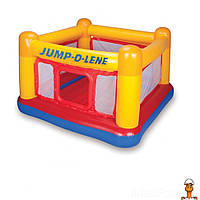 Детский надувной батут "jump-o-lene", 174x112, игрушка, от 6 лет, Intex 48260