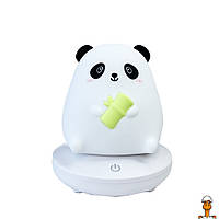 Ночник детский "панда с бамбуком", портативный, зарядка от usb, игрушка, от 0 лет, Mega Zayka MGZ-1404