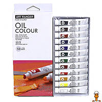 Набор красок масляных "art ranger" 12 цветов "oil", 12мл, детская игрушка, от 7 лет, COLOR-IT EO1212C-3