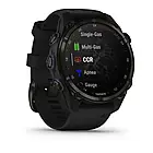 Смарт-годинник Garmin Descent Mk3i  43 mm Carbon Gray DLC Titanium w. Black Silicone Band (010-02753-10/11), фото 3