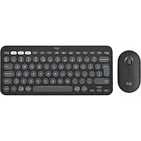 Комплект клавиатура и мышь Logitech Pebble 2 Combo Graphite Wireless (920-012239)