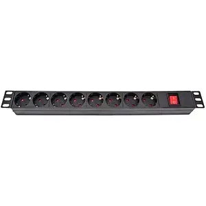 Розетка Atcom PDU-8W-C2C-WS 8 розеток Black