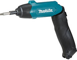 Шурупокрут акумуляторний Makita DF001DW 3.6В 1х1.5А·год 4Нм 220об·хв набір приладдя 81шт (DF001DW)