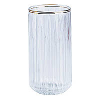 LUGI Набор стаканов 6 штук для воды и сока стеклянный прозрачный