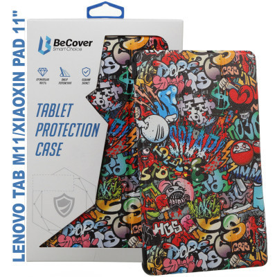 Чехол для планшета BeCover Smart Case Lenovo Tab M11 (2024) TB-TB330FU/Xiaoxin Pad 11 (2024) 11" Graffiti