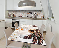 Наклейка 3Д виниловая на стол Zatarga «Россыпь зёрен» 600х1200 мм для домов, квартир, столов, PK, код: 6442722