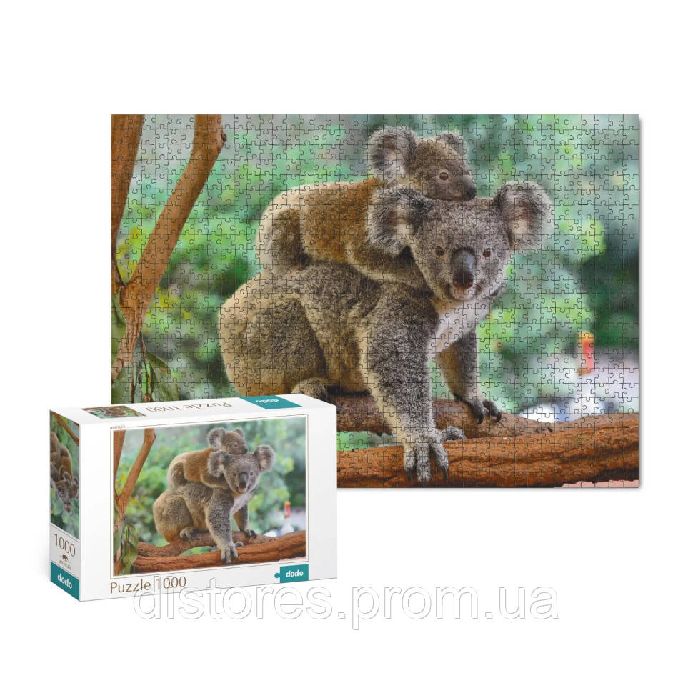Пазл Маленька коала з мамою DoDo 301183 1000 ел DI, код: 7741382 - фото 2 - id-p2195568870