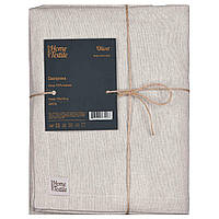 Скатертина ARDESTO Oliver, 100% бавовна, світло-сірий 120х136 см (ART07OL)