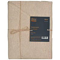 Скатертина ARDESTO Oliver, 100% бавовна, шоколад кругла 200 см (ART11OR)