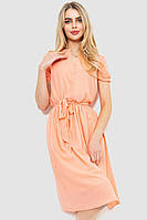 Платье однотонное персиковый 230R006-11 Ager M TE, код: 8385498
