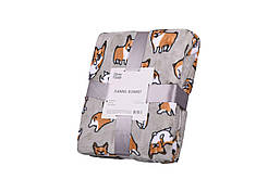Плед ARDESTO Flannel коргі, 160х200 см (ART0109PB)