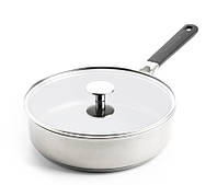 Сотейник со стеклянной крышкой KitchenAid CSS CC004001-001 26 см 3.6 л серебристый d