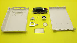 Power Bank Li-ion 18650 на 4 акумулятора 5V 2.1 A, конструктор DIY White