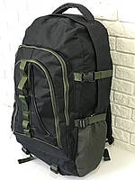 Рюкзак туристический VA T-02-8 65л, черный с хаки d