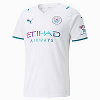 Футбольная игровая футболка манчестер белая Manchester city puma, Puma city