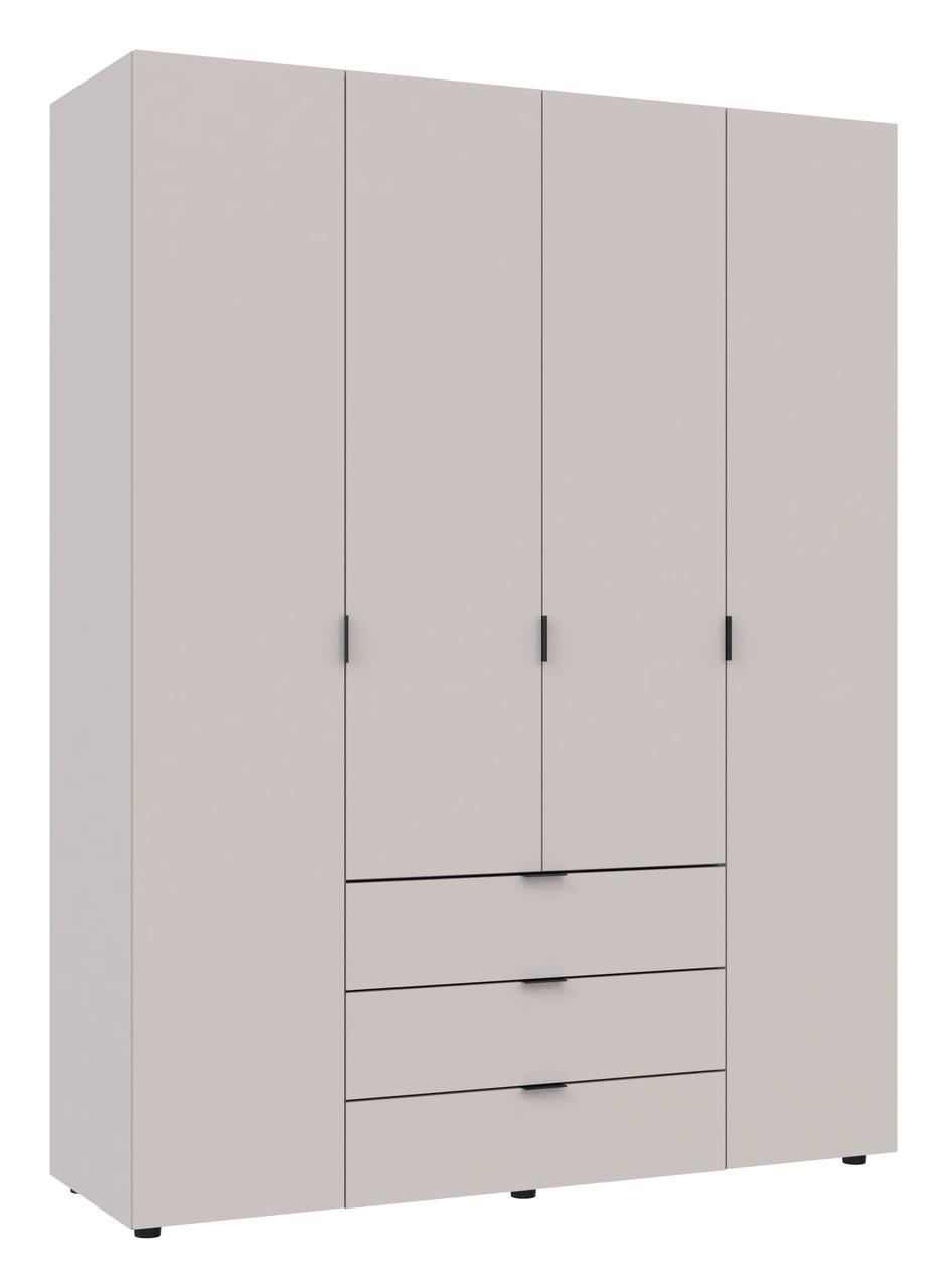 Шафа для одягу "Гелар" 155х50х203 см. 4 ДСП, Кашемір, фото 1